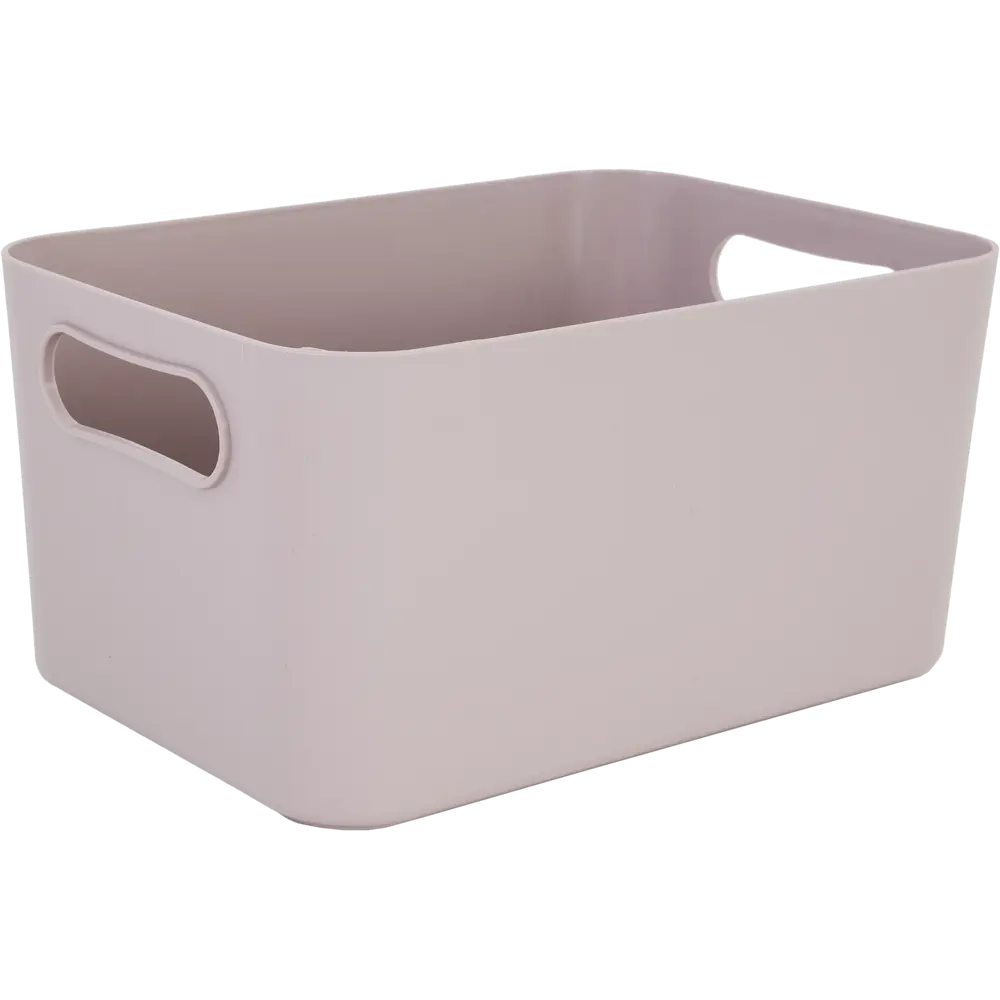 Корзина для хранения 23x15.5x12 см 3.4 л полипропилен без крышки цвет какао Santreyd STLM-2093437