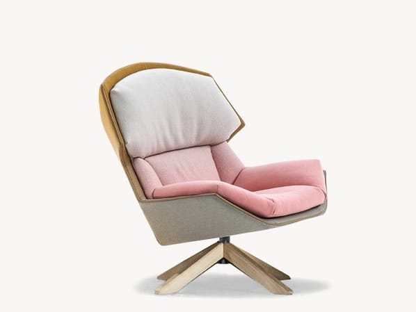 Тканевое вращающееся кресло MOROSO ARCH-00008984 - Вид №9