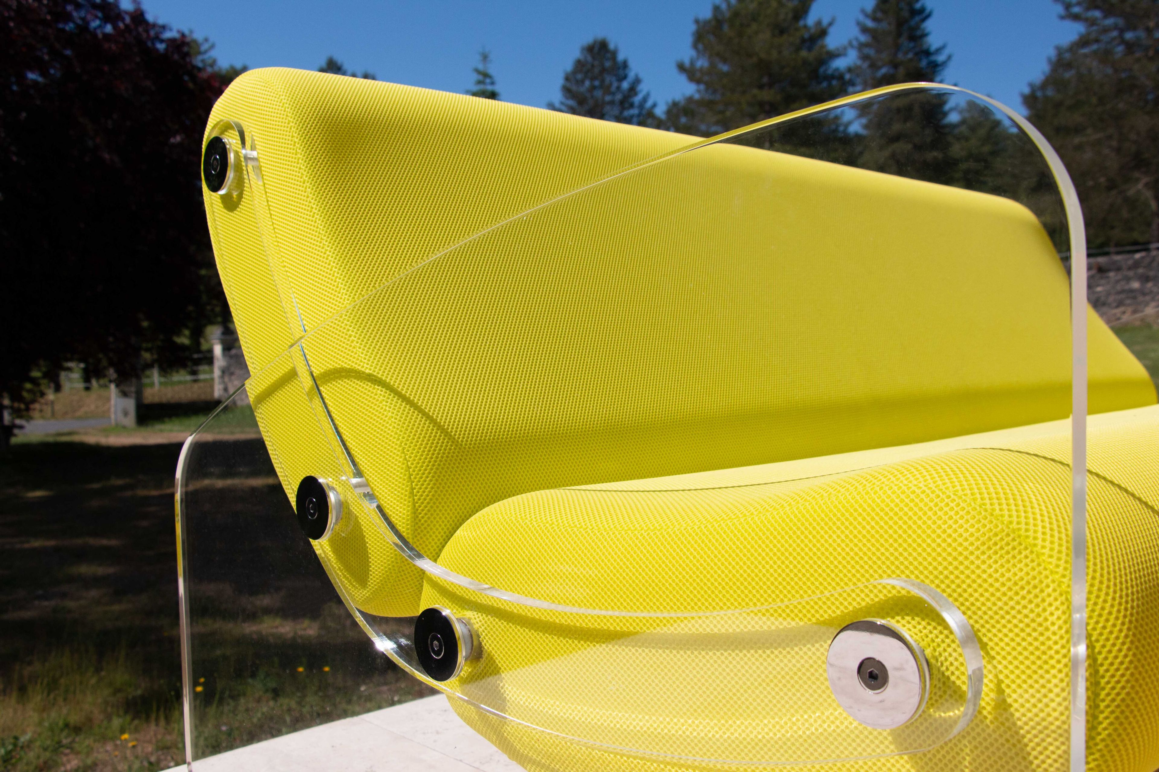 Кресло из ПММА и ткани с подлокотниками KUUMO MW03 ARCH-00143401 - Вид №8