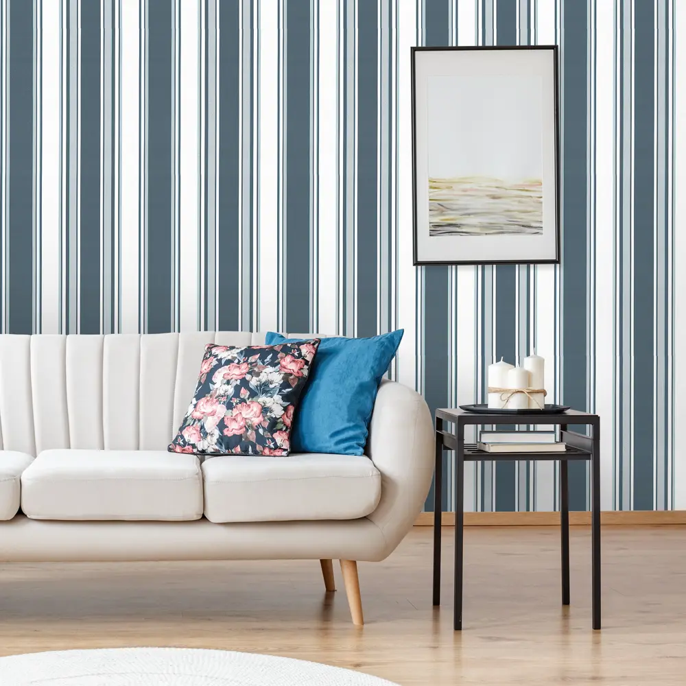 Обои флизелиновые Inspire Josephine синие 1.06 м Ink 4 STLM-2112131 - Вид №3