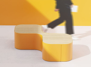 Скамейка с 2 модулями для сидения