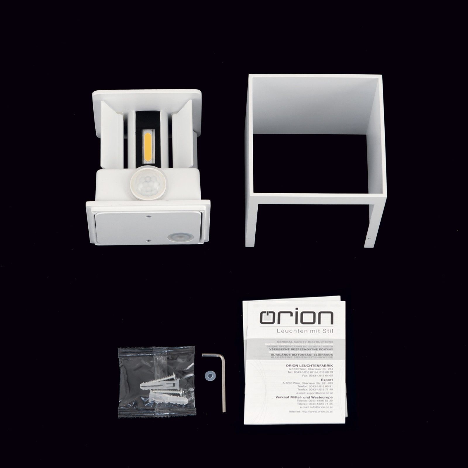 Алюминиевый светодиодный наружный настенный светильник Orion Cube S ARCH-00001269 - Вид №6