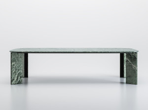 Прямоугольный мраморный стол