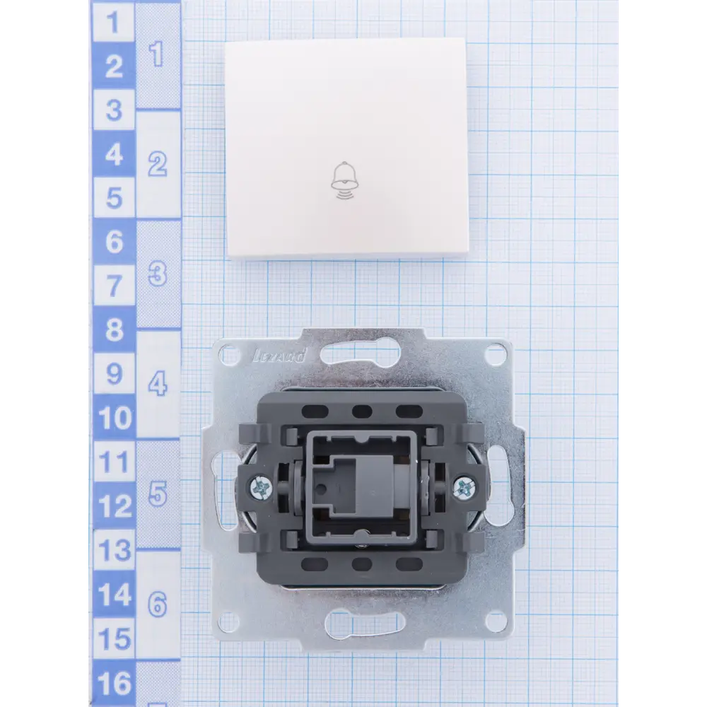 Выключатель Lezard Karina цвет жемчужный белый перламутровый STLM-2134710 - Вид №5