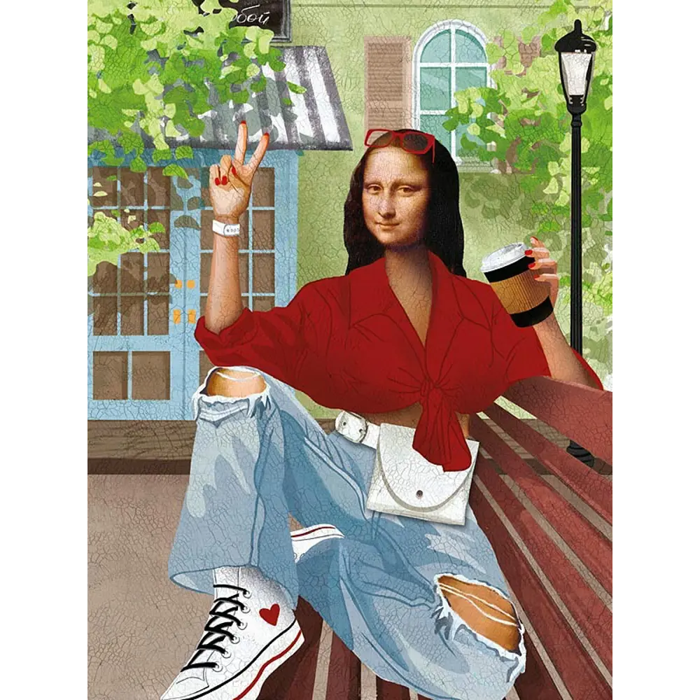 Постер Мона Лиза 30x40 см АРТ ДИЗАЙН STLM-2174872