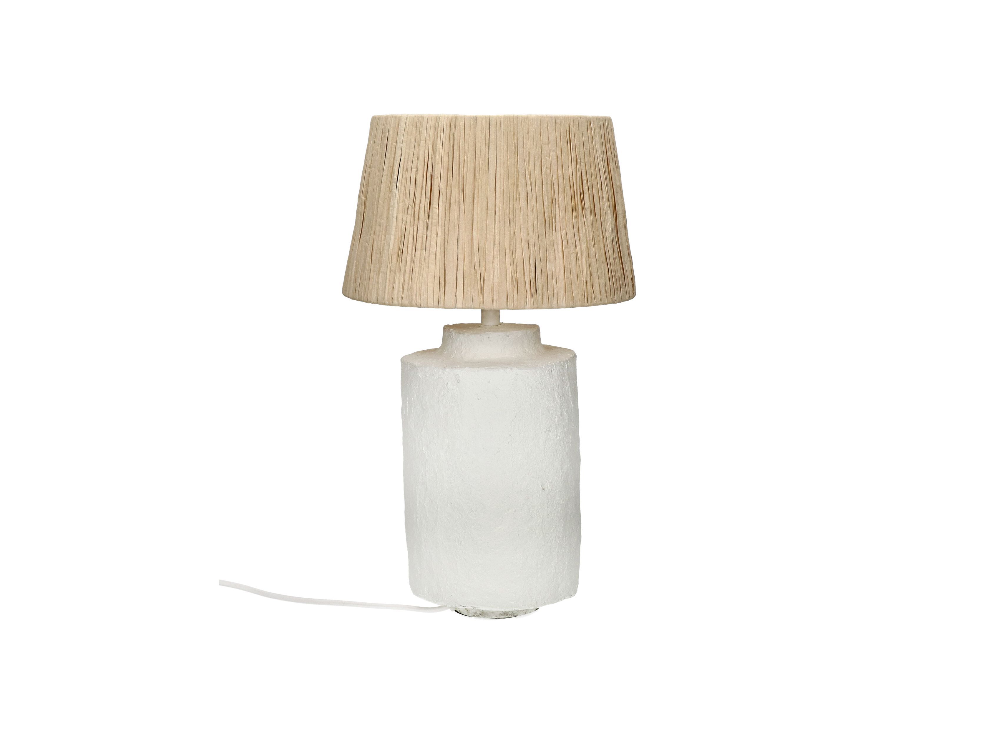 Настольная лампа из песты и рафии POMAX FELISA ARCH-00046445 - Вид №1