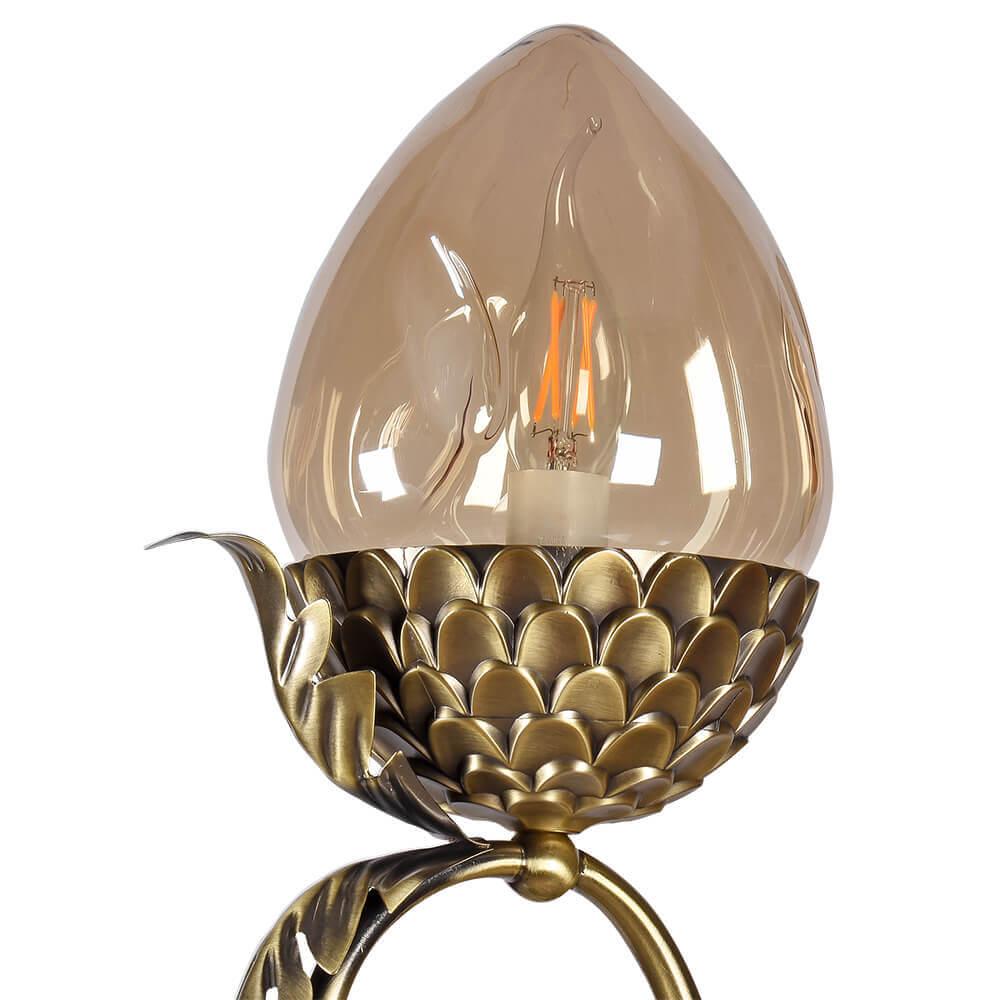 Бра настенное бронзовое Lumien Hall "Оливи" 3304/1W-ABPAB-AM LUMIEN HALL ОЛИВИ 00-3929830 Бронза  - Вид №1