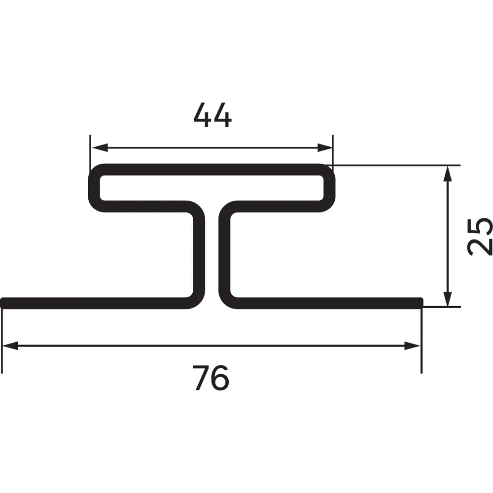 83577611 H-профиль Artens 3000 мм цвет зеленый STLM-0041979  - Вид №1