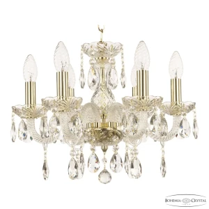 91901392 Люстра подвесная Bohemia ivele crystal 319517 319517 6 ламп 12 м² цвет золото STLM-1408913