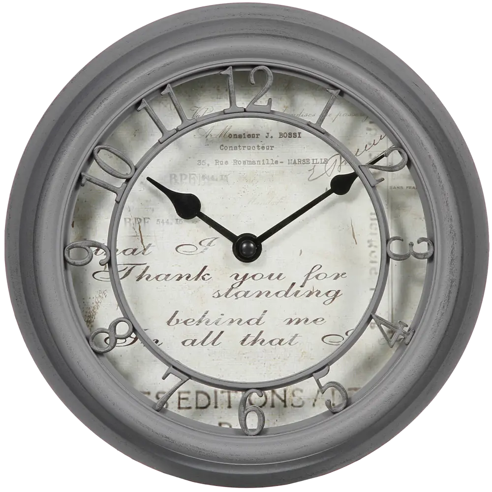 Часы настенные «Romance» 21.5 см цвет серый Atmosphera STLM-2021563
