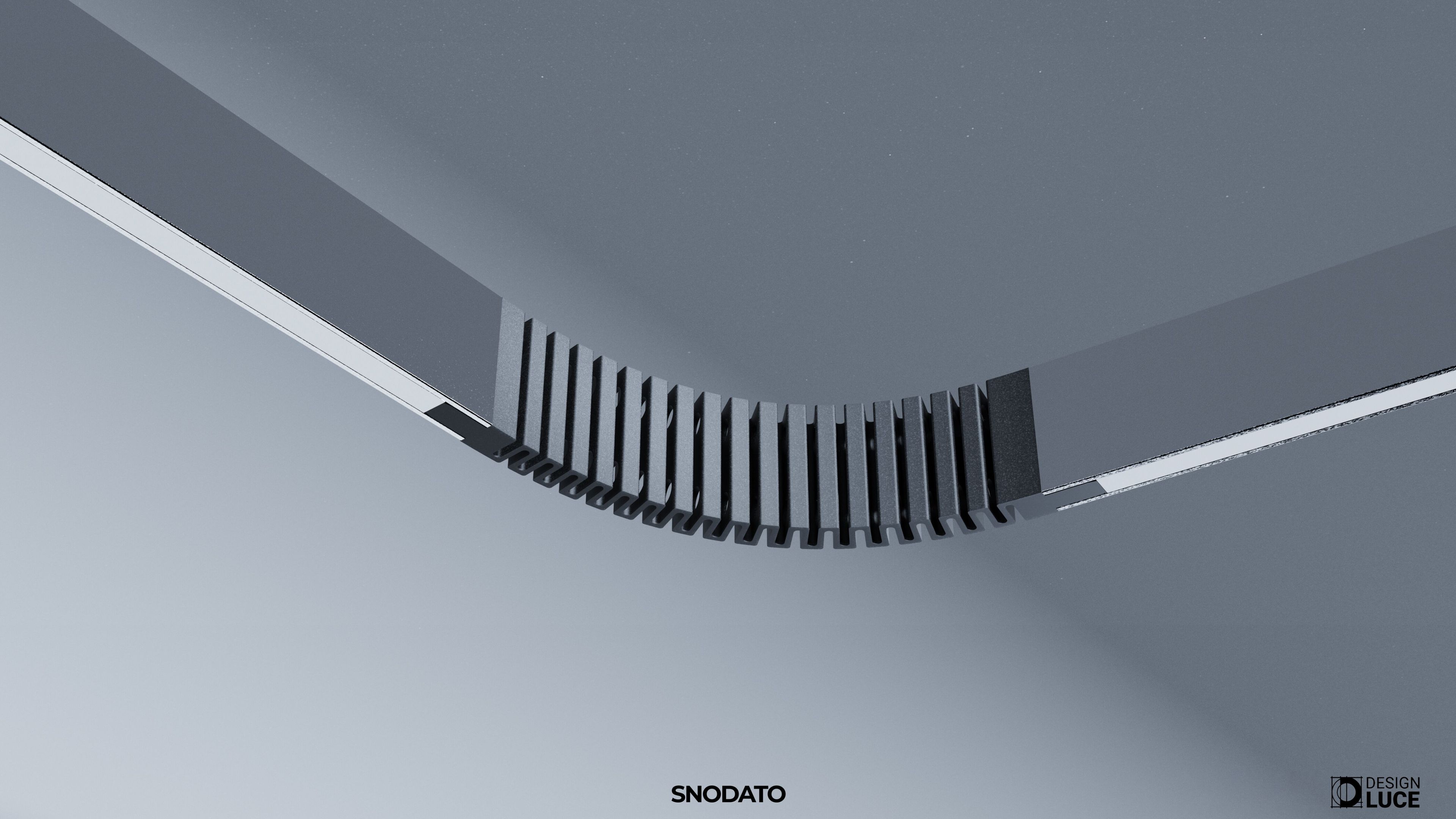 Алюминиевый подвесной линейный светильник Design Luce SNODATO ARCH-00006404 - Вид №1