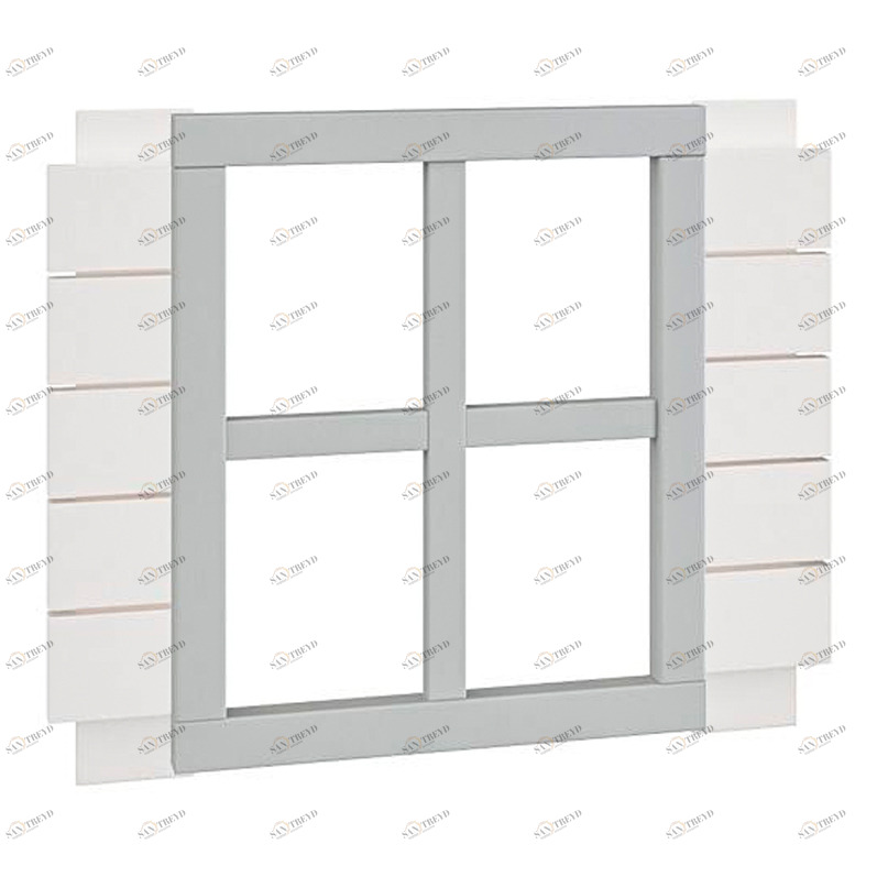 Универсальная фронтальная панель Home М белая с серым окошком ELLIPSE ELLIPSE HOME 351814 Белый;серый Santreyd 