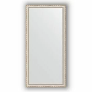 Зеркало в багетной раме - версаль серебро 64 mm