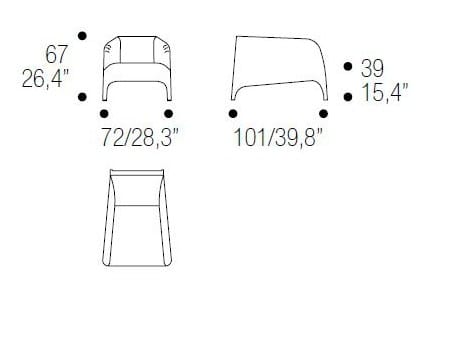 Тканевое кресло ERBA ITALIA OPALE ARCH-00144607 - Вид №15