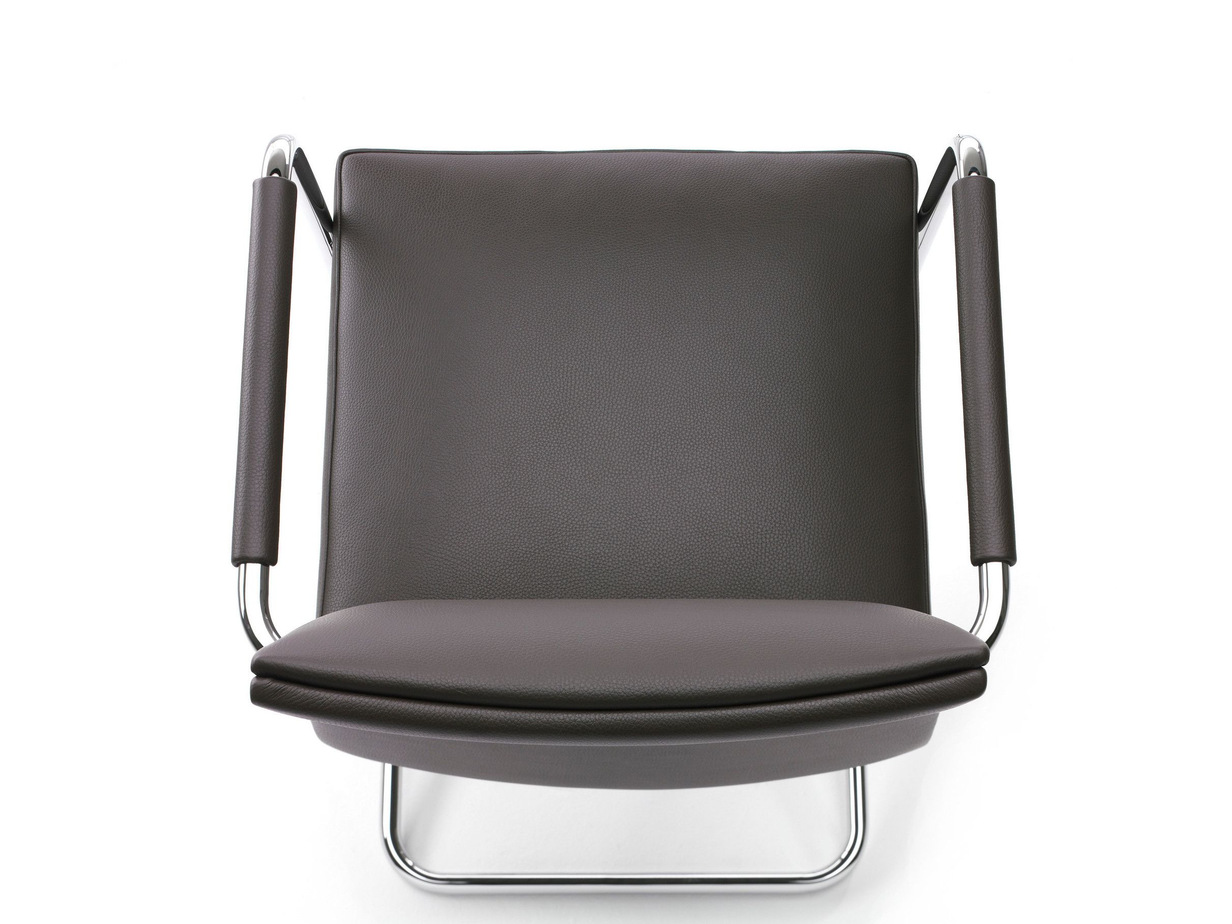 Кожаный консольный штабелируемый стул с подлокотниками Spiegels .pilot S ARCH-00084253 - Вид №3