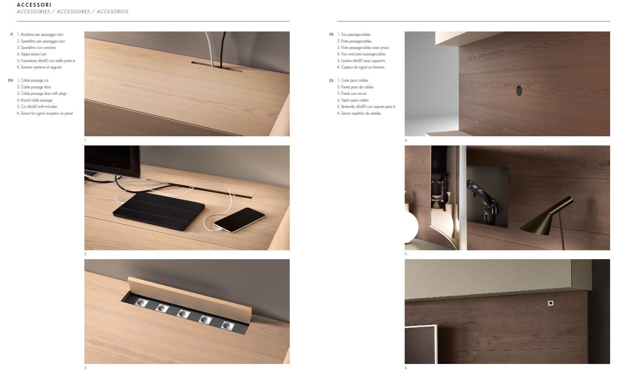 Деревянная оборудованная стена Olivieri CUBE 6 ARCH-00123672 - Вид №36