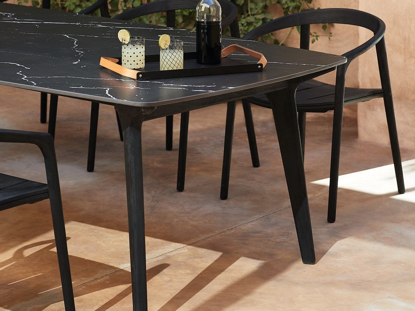 Керамический прямоугольный садовый стол MANUTTI Torsa ARCH-00001696 - Вид №2