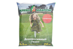 16255878 Семена газона Декоративный стандартный газон 0.5 кг 4607160331294 GREEN MEADOW