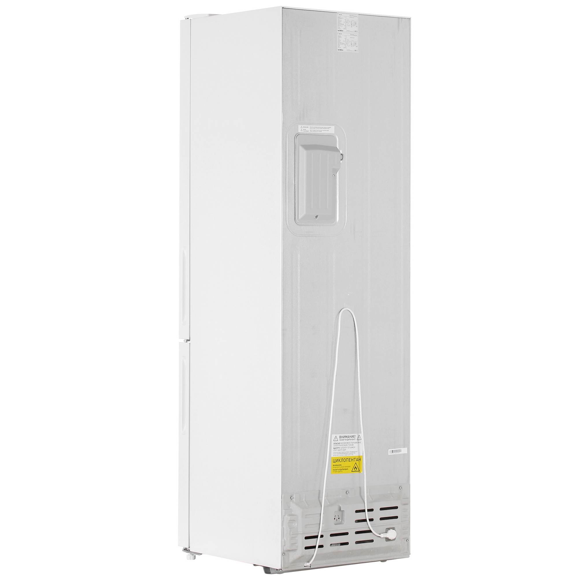 5032036 Холодильник с морозильником   DEXP RF-CN350DMG/SI белый STDN-0025120 - Вид №4