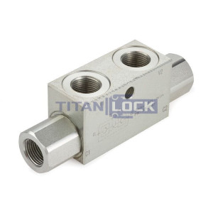 Гидрозамок двусторонний, 1.1/2", BP/BP, сталь, TLDHL1.1/2 TITAN LOCK