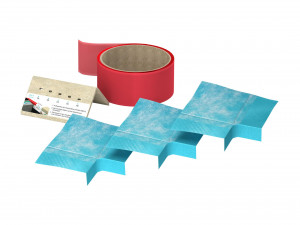 180048 MEPA  Герметизация Уплотнительная лента для кромок ванны и душевого поддона Дополнительный комплект MEPA-Aquaproof 3D