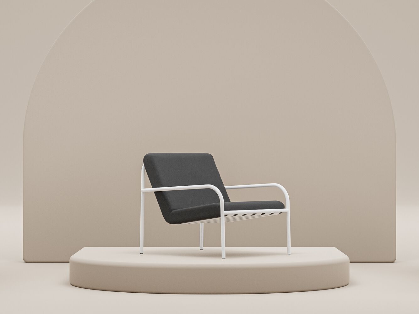 Стальной стул с порошковым покрытием с подлокотниками Metallbude DIEGO ARCH-00121641 - Вид №27