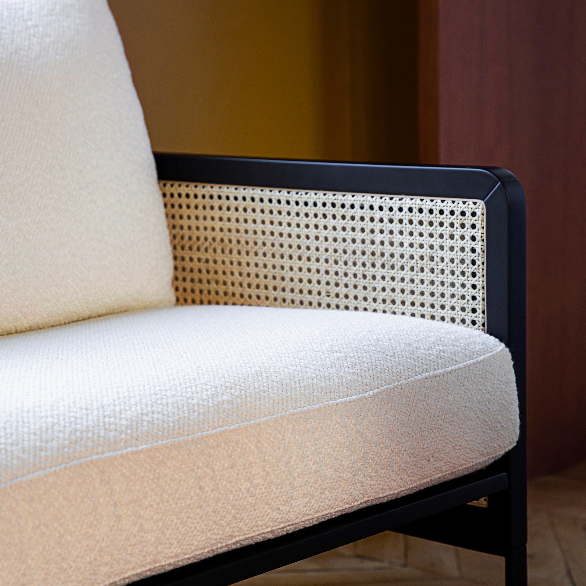 Винтажное стильное бархатное съемное мягкое кресло RED EDITION плетеная ARCH-00037426 - Вид №11