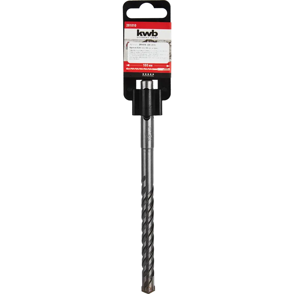 Бур по бетону SDS-plus KWB 261010 10x160 мм STLM-2053520 - Вид №3