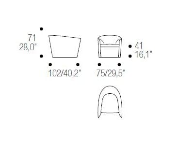 Кресло с подлокотниками ERBA ITALIA CANZONE ARCH-00106986 - Вид №18