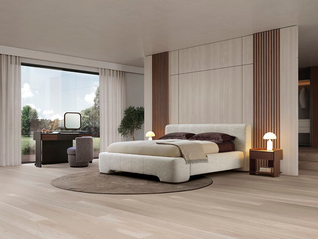 Шкаф для туалетных принадлежностей из ореха Canaletto CEPPI коллекция 2024 ARCH-00058318 - Вид №1