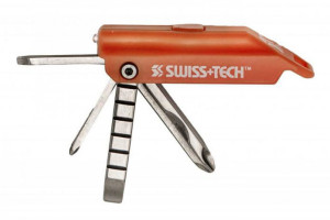 15742385 Складной набор отверток (оранжевый) Screwz-All 7-in-1 ST50035 Swiss+Tech