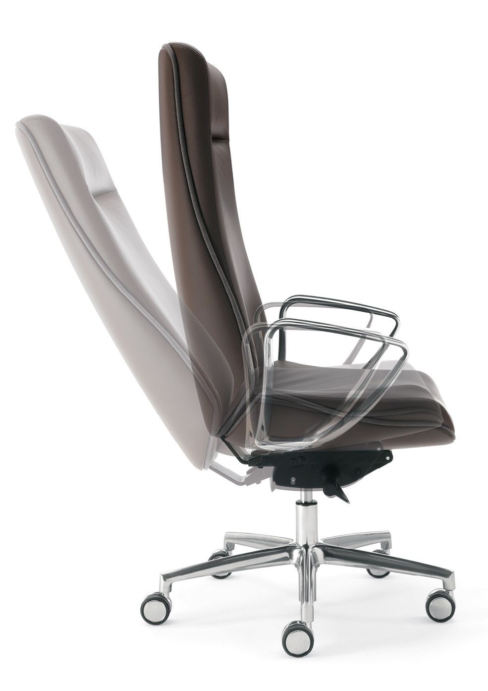 Кожаное офисное кресло с высокой спинкой Sesta Jada ARCH-00074486 - Вид №1