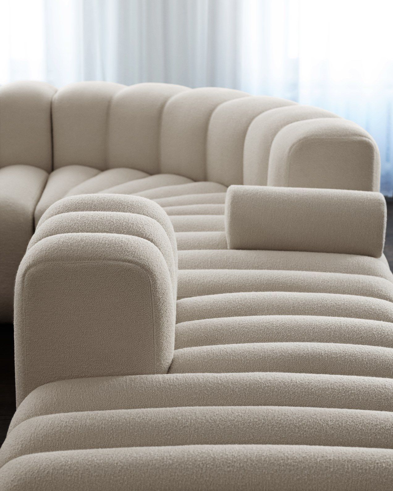 Ткань сплошной цвет подушка для дивана NORR11 Studio ARCH-00048179 - Вид №4