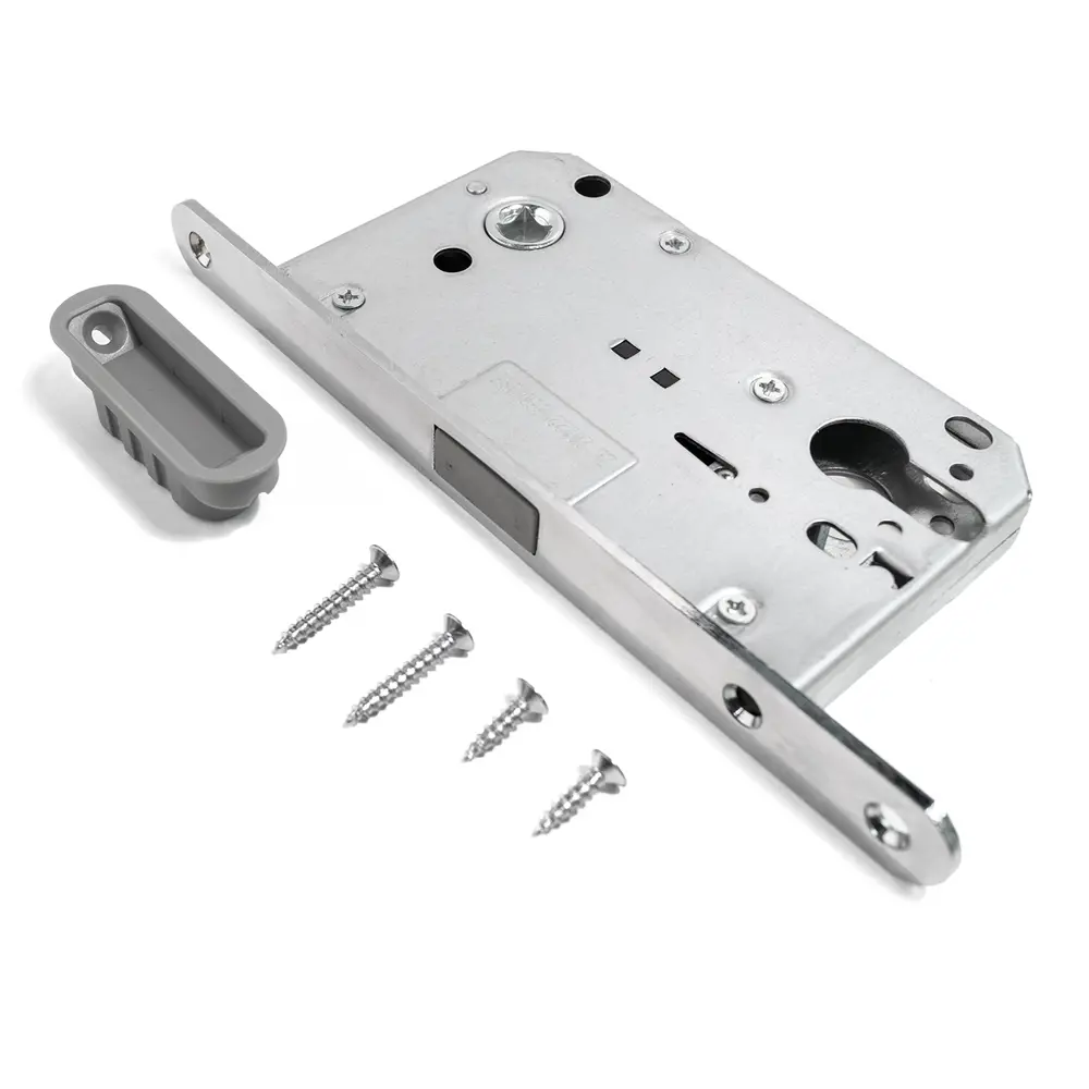 Защелка межкомнатная Palladium 585M 80x140 мм сталь цвет хром STLM-2099080