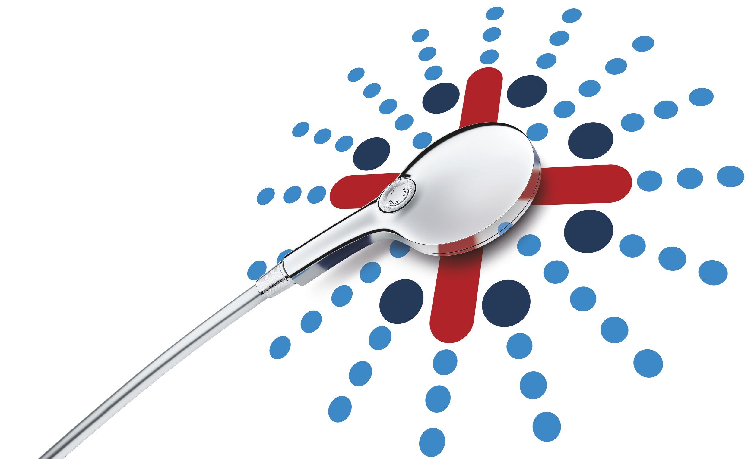 Настенный ручной душ с 3 струями для душа Grohe Rainshower SmartActive ARCH-00121609 - Вид №14