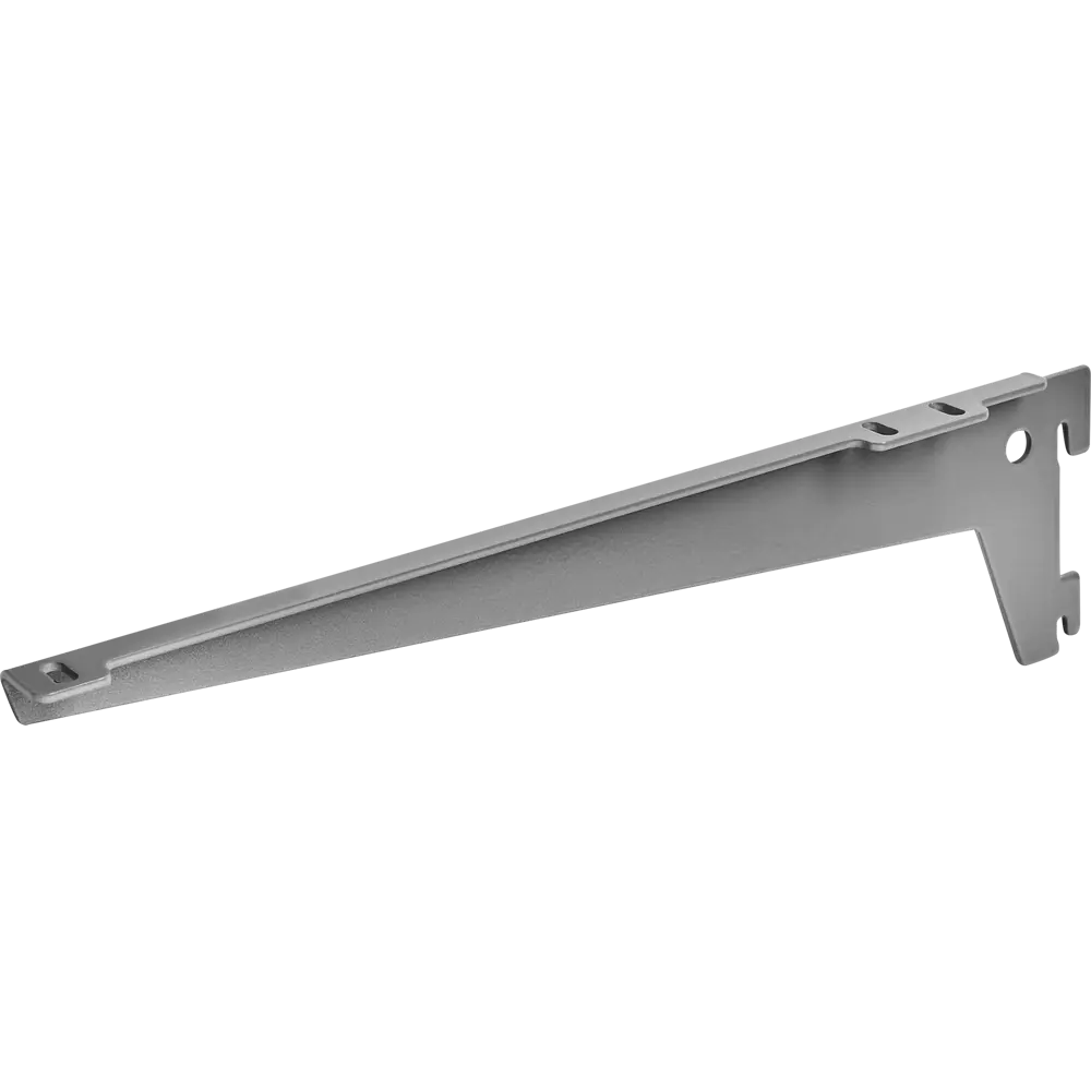 Кронштейн однорядный KONSENSA 30x1.85x7.67 см нагрузка до 50 кг цвет серый 2 шт STLM-2060133