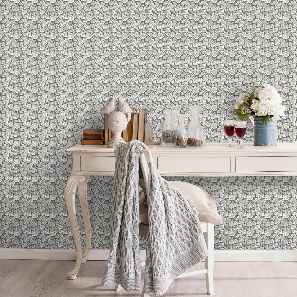 Обои виниловые Elysium Хлоя серые 0.53 м 47308 STLM-2148405 - Вид №3
