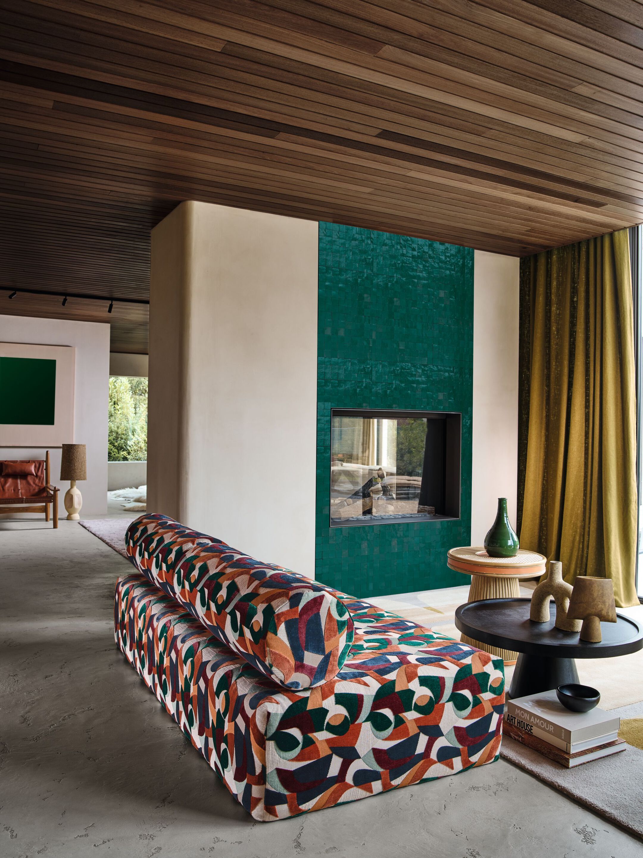 Многоцветная Жаккардовая обивочная ткань Casamance Machaya ARCH-00103656 - Вид №1