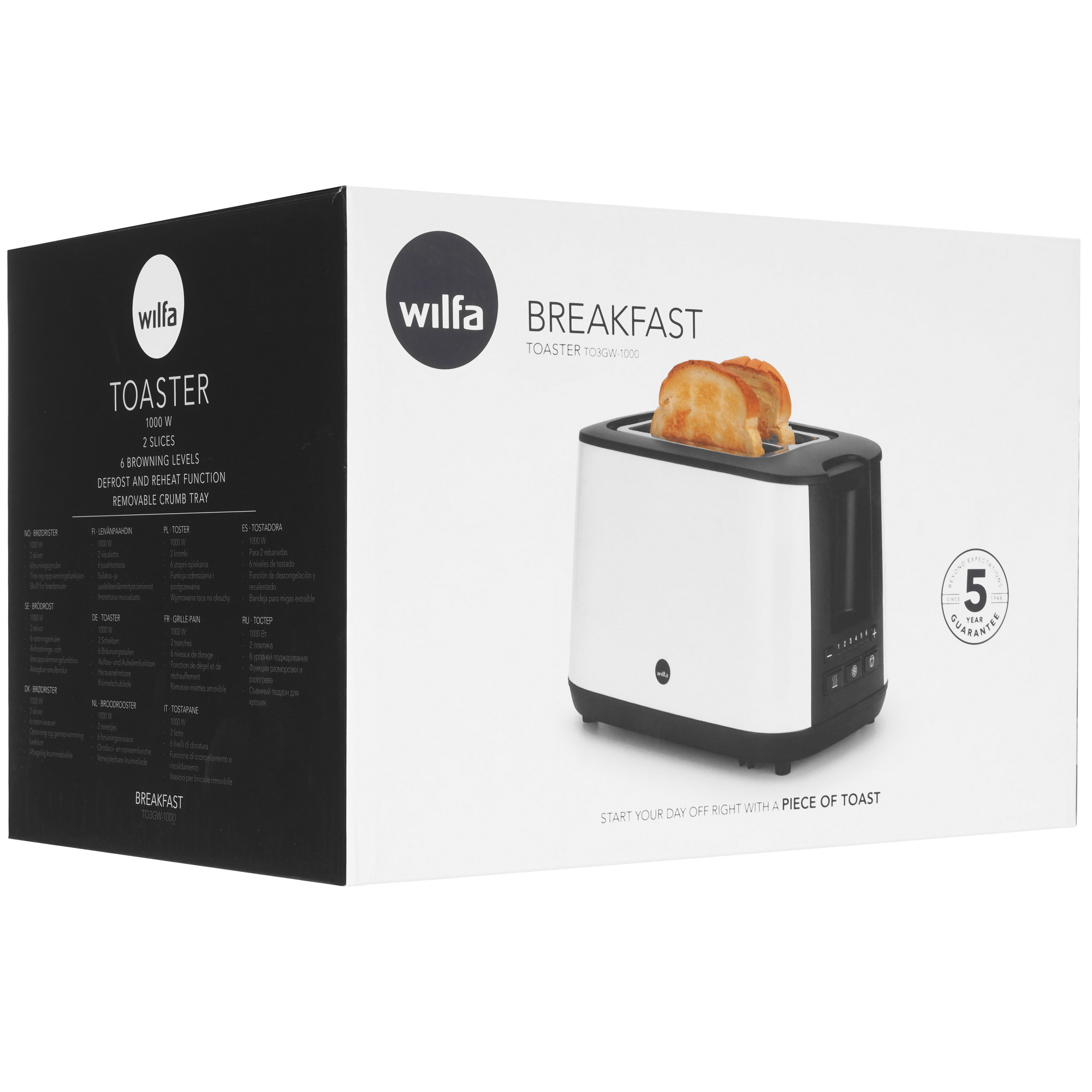 9042407 Тостер Wilfa TO3GW-1000 белый STDN-0031090 - Вид №8