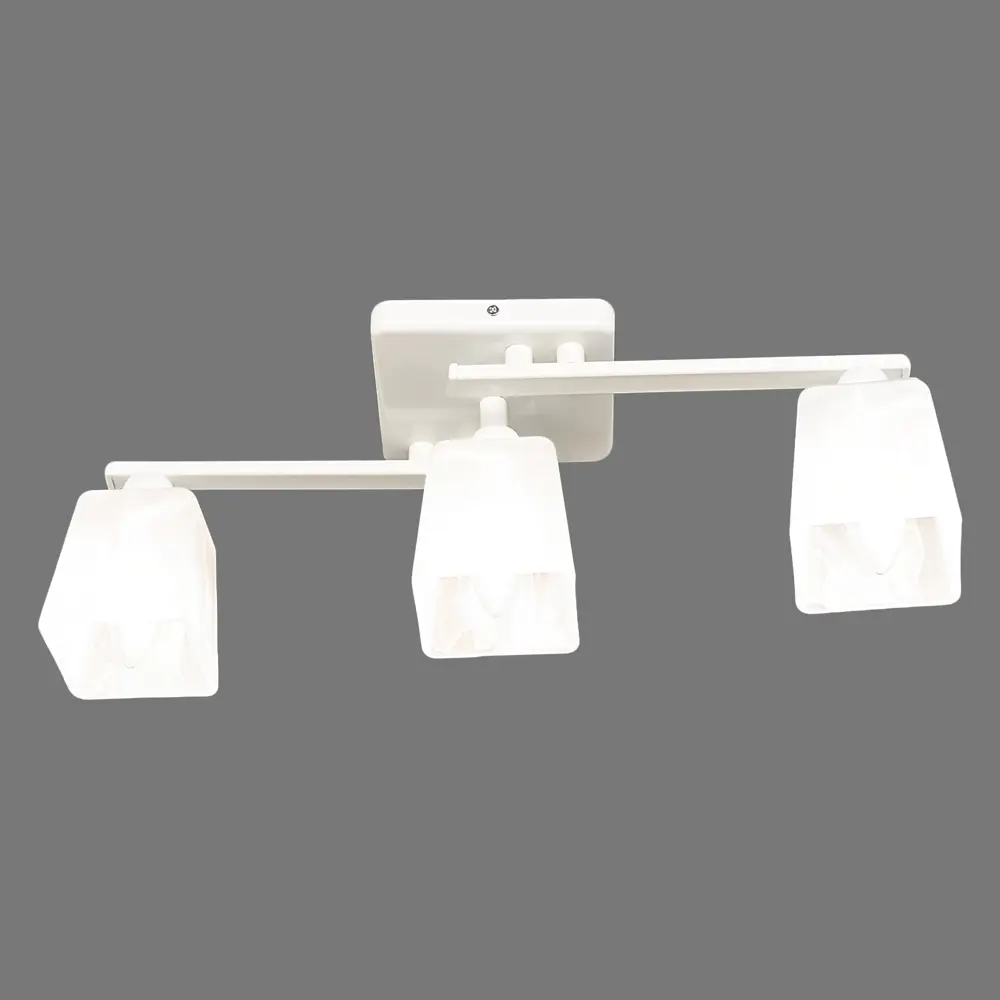 Люстра потолочная "Ивонна" 3хE14х60 Вт, цвет белый СВЕТУС STLM-2130300 - Вид №3