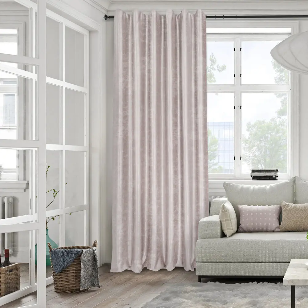 Штора на ленте Soft 160x280 см цвет бежевый MIAMOZA STLM-2065770 - Вид №5