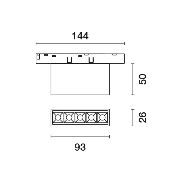 Алюминиевое светодиодное освещение iGuzzini Laser Blade XS ARCH-00057814 - Вид №2