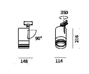 Заливка формы алюминия Сид освещения следа Lucifero's радужная оболочка ARCH-00136358 - Вид №6