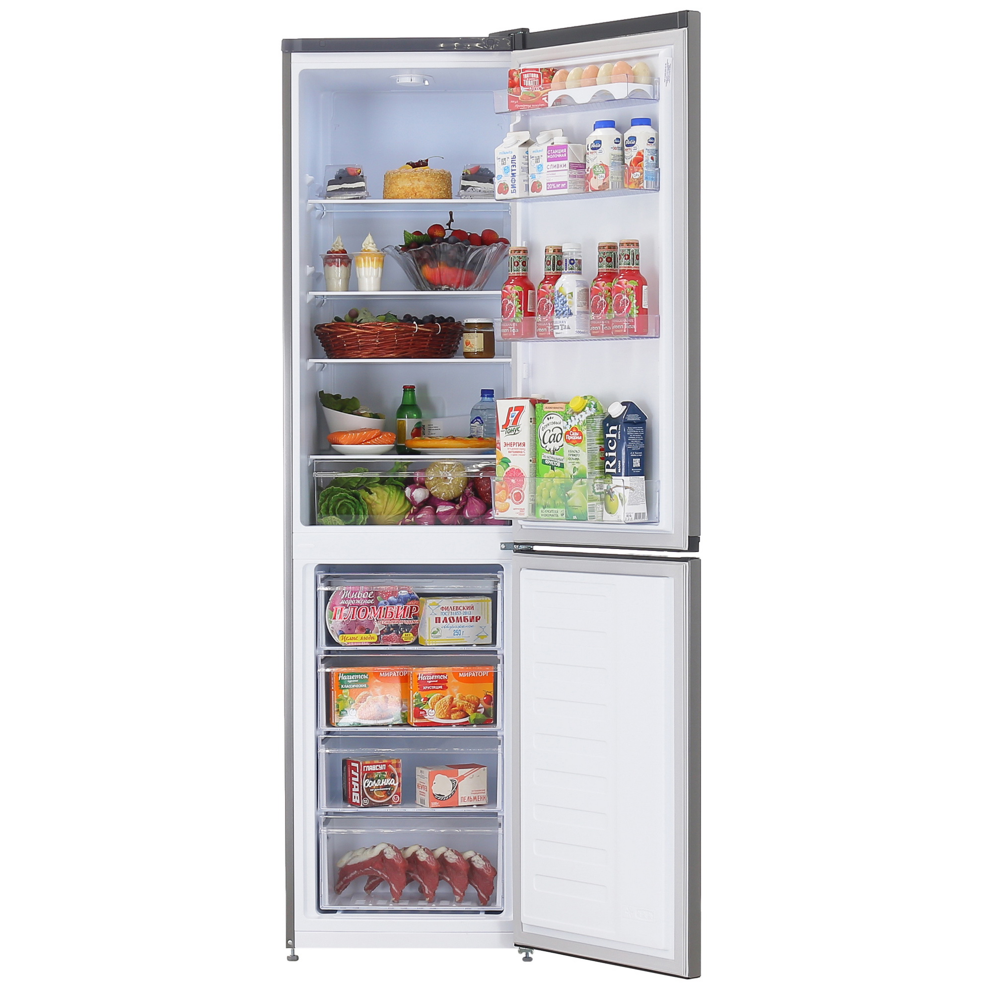 5449130 Холодильник с морозильником   Beko B1RCSK332G серый STDN-0098376 - Вид №5