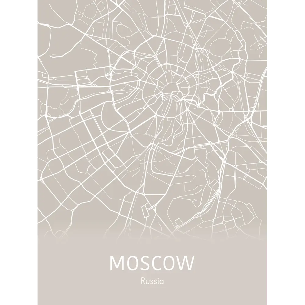 Постер Москва 39x49 см 89362900 STLM-2128920 АРТ ДИЗАЙН 