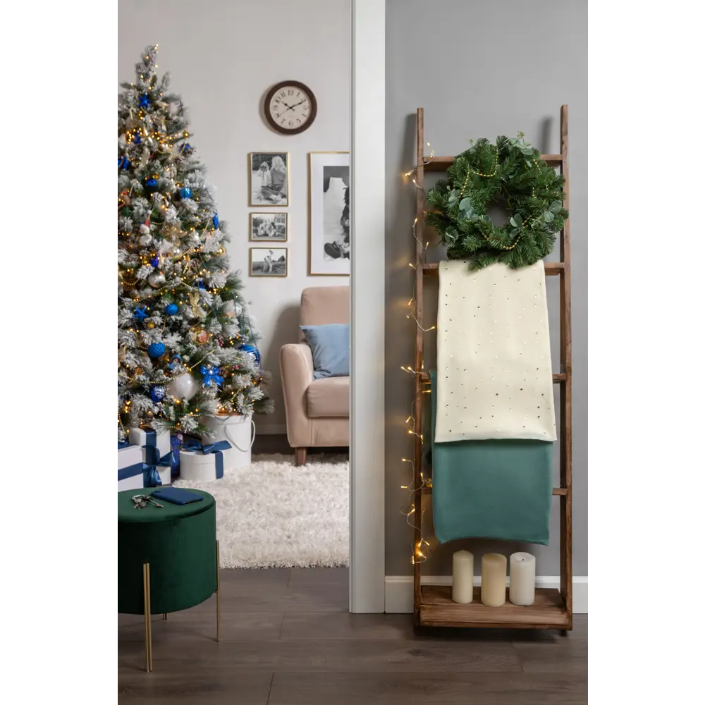 Табурет с мягкой обивкой, бархат, цвет зелёный Atmosphera STLM-2187578 - Вид №6