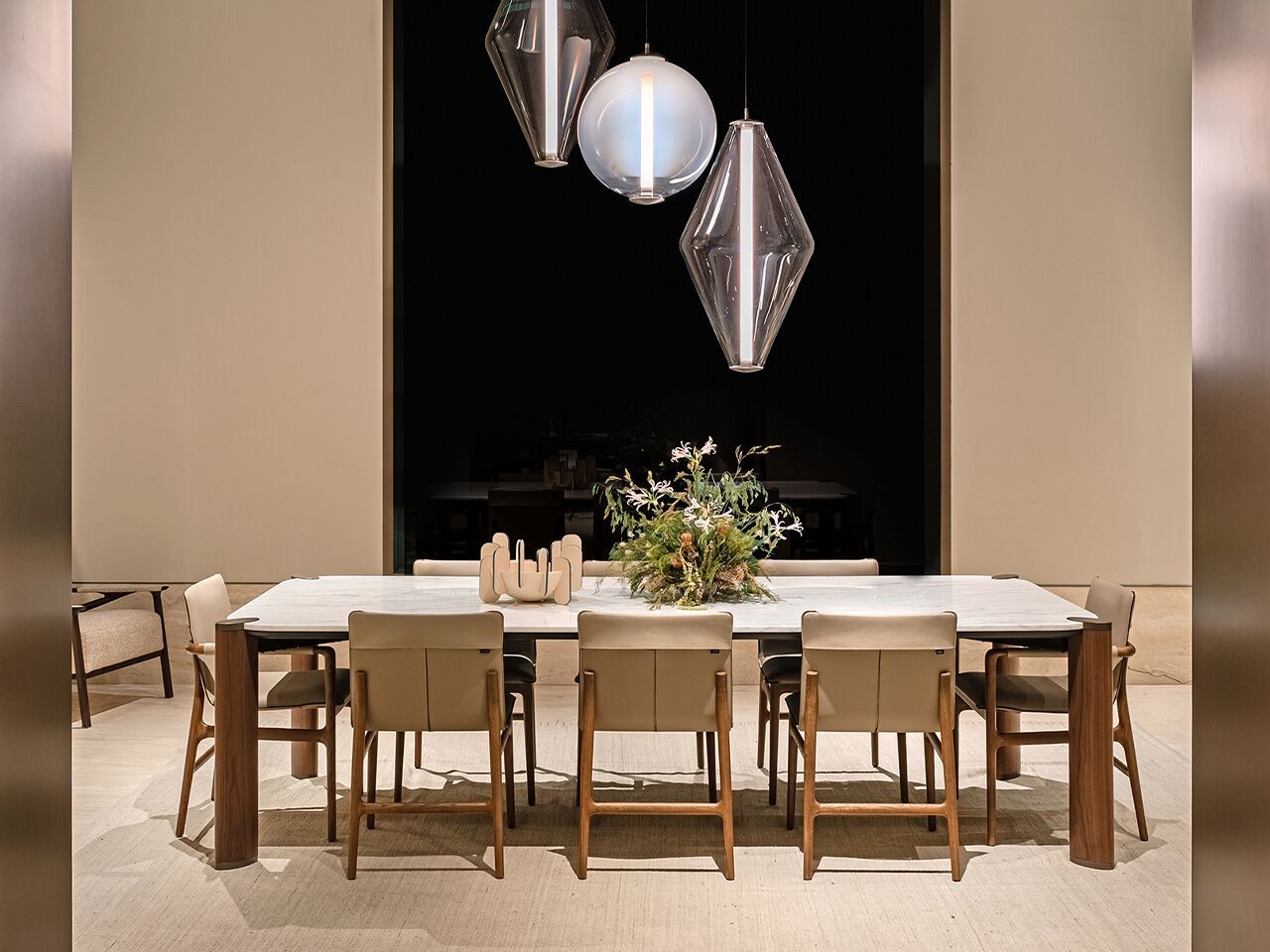 Стул грецкого ореха с подлокотниками Turri NABI ARCH-00043515 - Вид №3