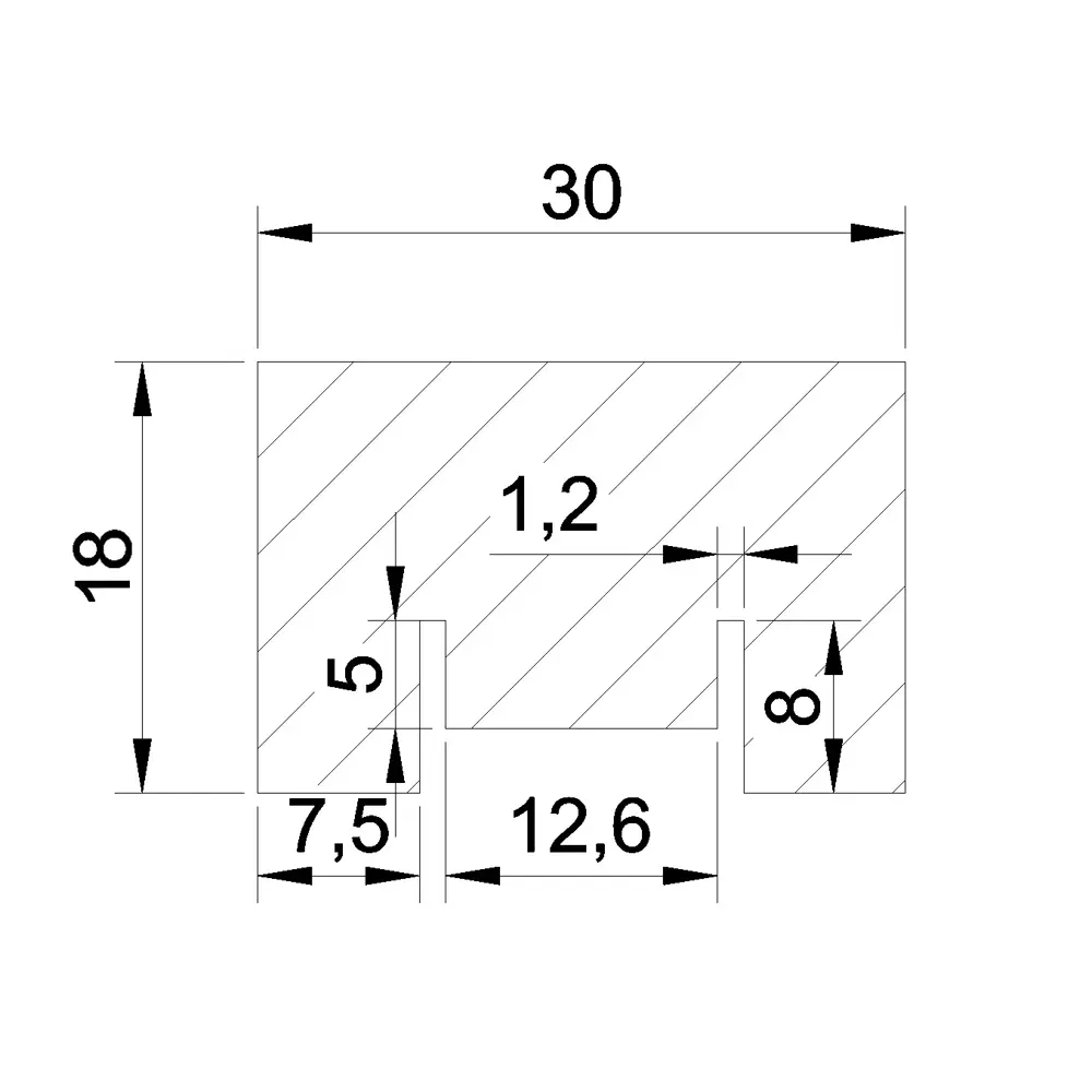 Рейка МДФ Роял вуд серый 3x260 см 87732489 STLM-2104618 Santreyd  - Вид №2