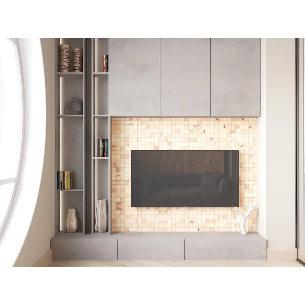 Деревянная мозаика Болтон 50x50 мм 300x300 мм 22 шт Santreyd STLM-2151361 - Вид №1