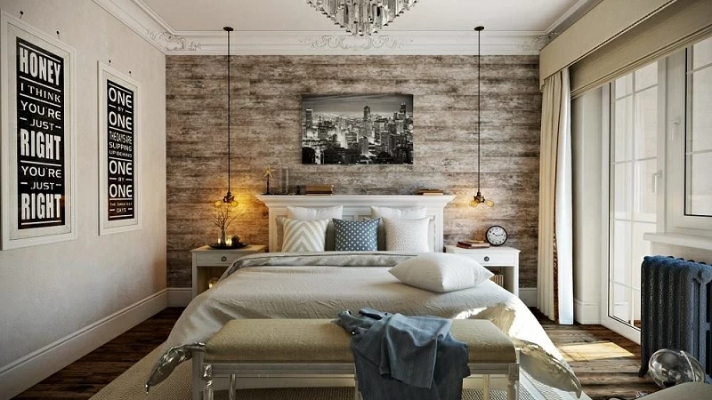 Дизайн спальни с железной кроватью (76 фото)